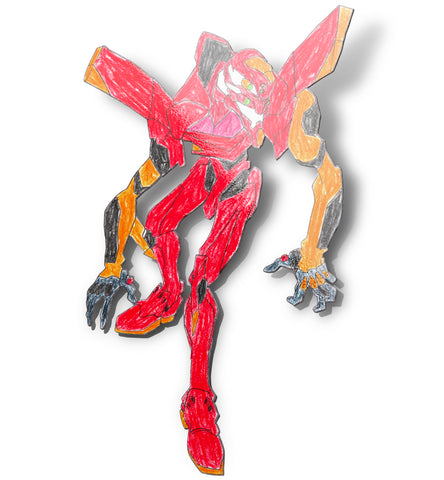 Crayon Eva unit vinyl sticker