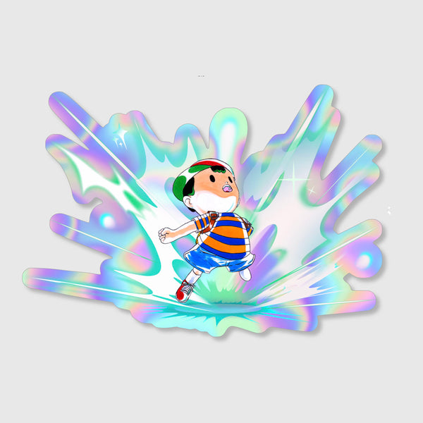 Ness holographic sticker