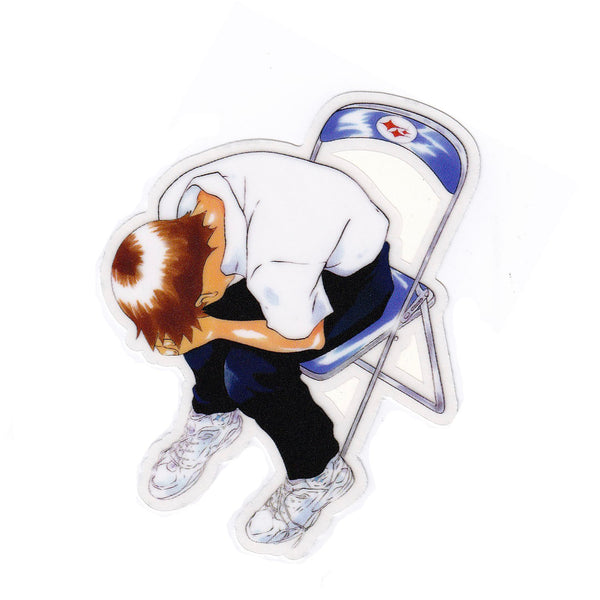 Sad Shinji Vinyl Sticker